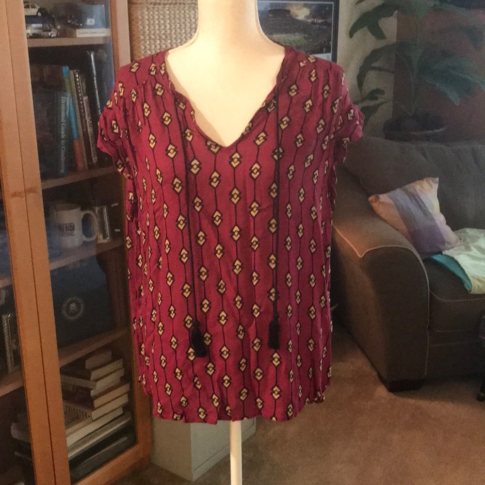FREE SHIPPING!! Lucky Brand Pink Blouse